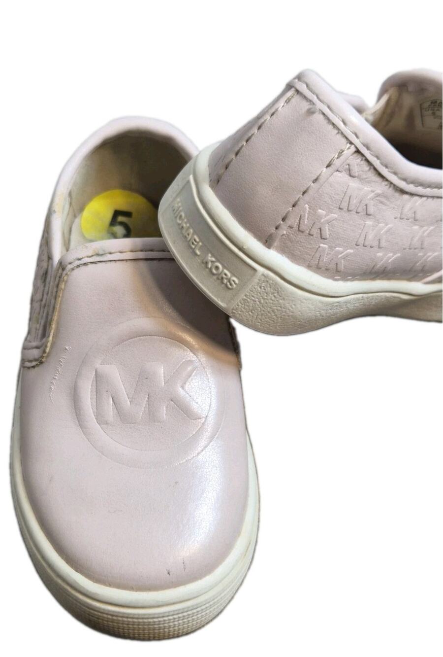 MICHAEL KORS Logo Slip-On Sneaker Little Girls Size 5 Powder Pink